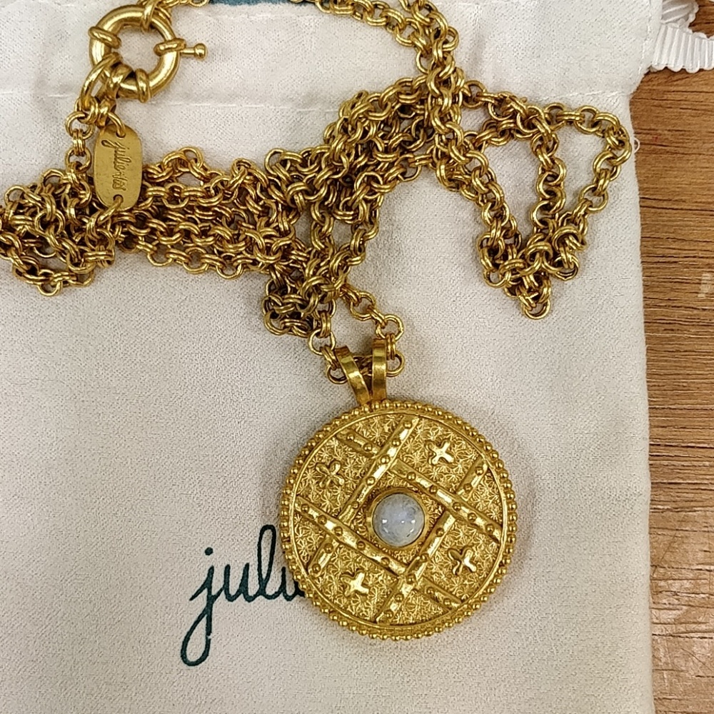 Julie Vos 2-sided Coin Necklace